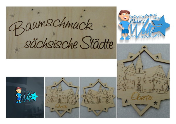 Baumschmuck Städtekollektion 55x61 mm Oberau