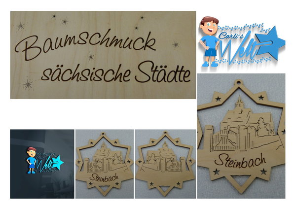 Baumschmuck Städtekollektion 55x61 mm Steinbach